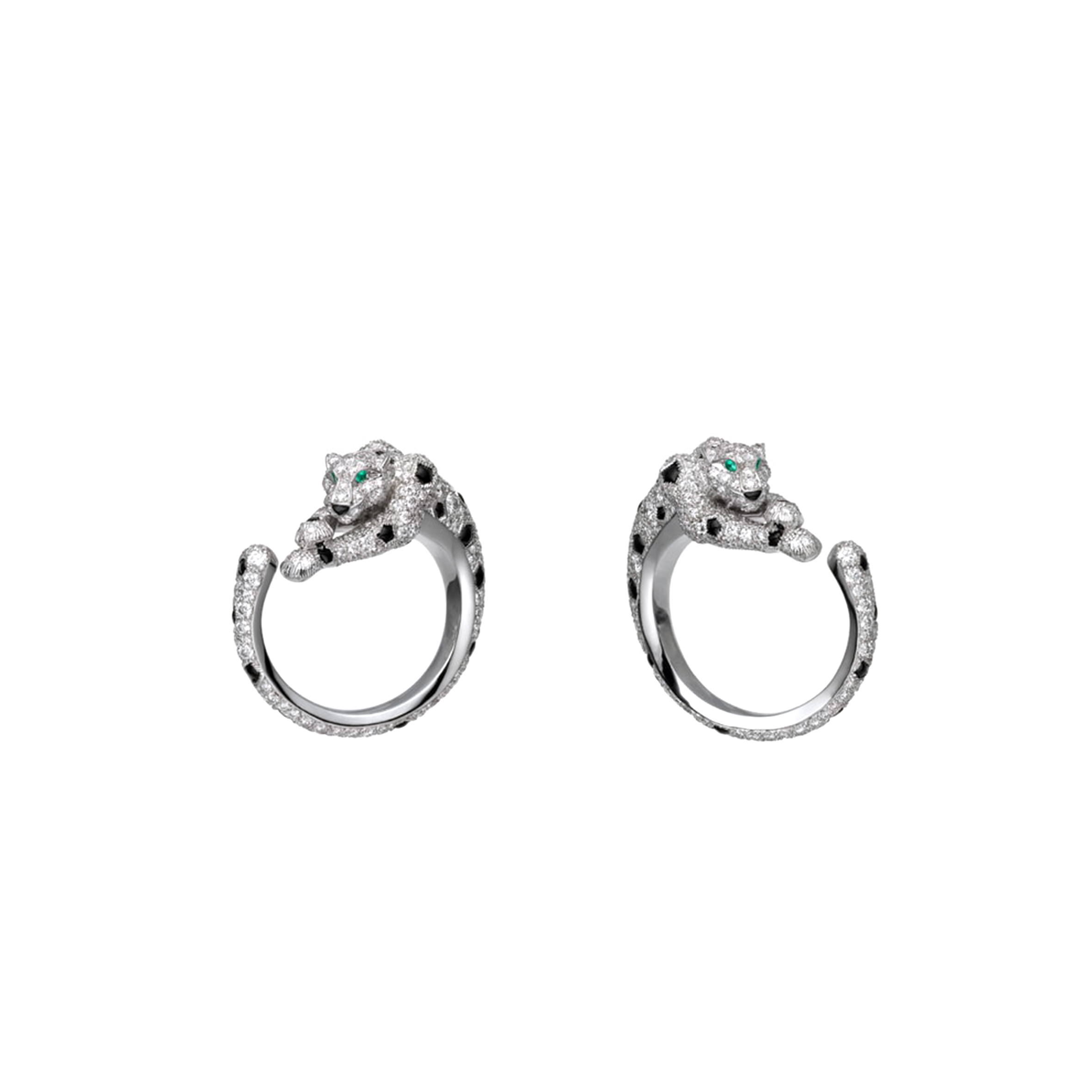 CARTIER PANTHÈRE WHITE GOLD DE CARTIER EARRINGS H8000330